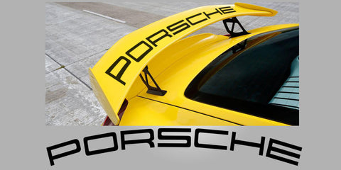 Porsche 981 GT4 Wing Decal Vinyl Foil Graphic