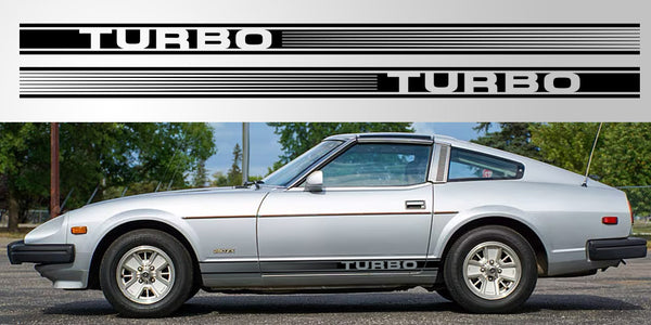 Datsun 280 ZX Turbo Decals – Stripe Garage