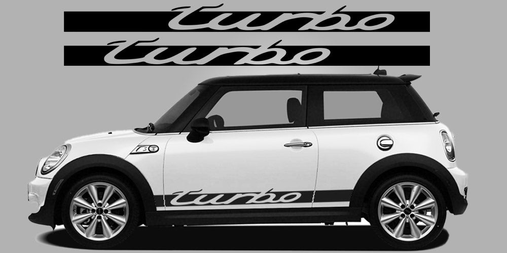 Mini Cooper Turbo Side Stripes – Stripe Garage