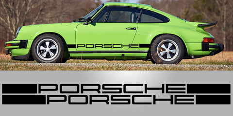 Porsche IROC RSR vinyl side decal foil stripes
