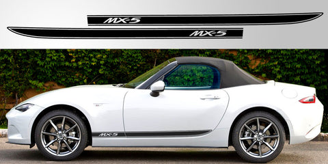 MX5 Roadster ND side decal vinyl graphic triple stripe