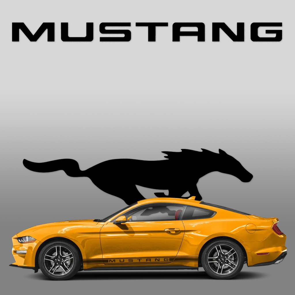 Ford Mustang Vinyl Graphic Decals