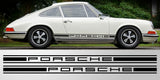 Porsche 911 Early Long hood vinyl side stripe decal 