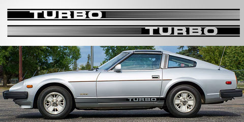 Datsun Nissan 280ZX Turbo Side Decal Vinyl Graphic
