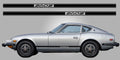 Datsun Nissan 260Z vinyl side stripe rocker decal graphic