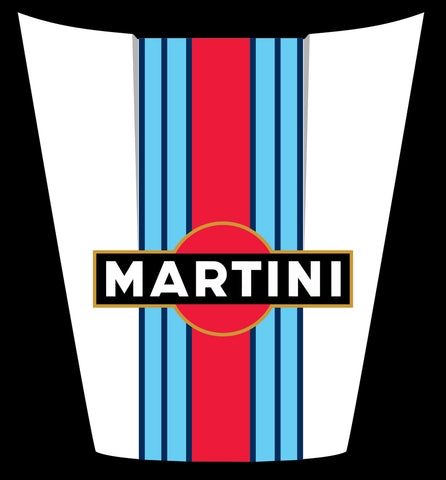 Martini Racing Aluminum Hood Replica man cave office wall bar garage lemans racing