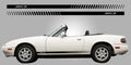 Miata MX-5 Side stripe vinyl decals