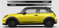 Mini Cooper side decal vinyl graphic stripes
