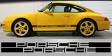 Porsche 911 negative design side graphic stripe vinyl