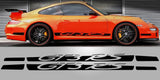 Porsche 997 GT3 RS side script vinyl decal foils