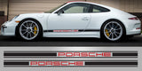 Porsche 991 911 R side stripe vinyl decal foils