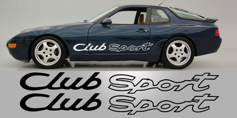 Porsche 968 Club Sport Vinyl Side Decal Graphics