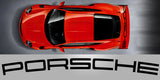 GT3 RS Porsche 991 Rear Wing Vinyl Decal Foil