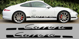 Porsche 991 Carrera tapered vinyl decal foils