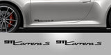 Porsche 992 Carrera S Vinyl Foil Door Decals