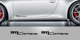 Porche 992 Carrera door decals vinyl foil