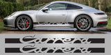 Classis Carrera Side Decals vinyl foils for 992