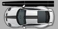 Porsche 992 GT3 Factory vinyl oem decal center stripe