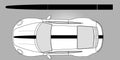 Porsche 992 Motorpsort center Stripes