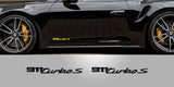 Porsche 992 Turbo S Door Decal Vinyl Graphic Foils