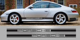 Singer Porsche styles 996 side stripe vinyl decal foil