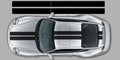 Porsche 997 sport classic vinyl center stripe vinyl decal foil