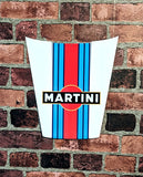 Martini Racing Lemans Aluminum Hood Replica man cave office wall bar garage