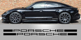 Taycan Porsche side stripe Heritage series vinyl decal foil