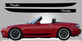 Mazda Miata NC side stripe script vinyl decal 