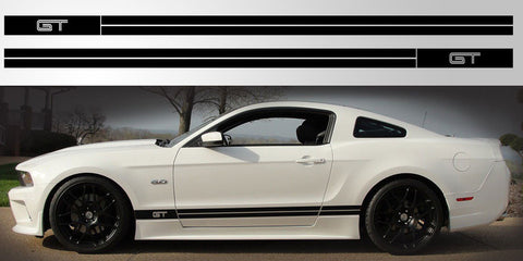 Mustang GT Double Stripe vinyl decal graphic