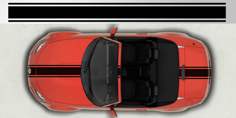 Mazda MX-5 Miata Eunos Roadster center racing stripe