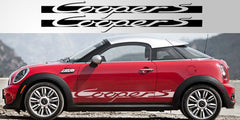 Mini Cooper 2 Farbe Sport Streifen Aufkleber Für Alle Jahre & Modell Cooper's
