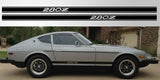 Datsun Nissan 280Z vinyl side stripe rocker decal graphic