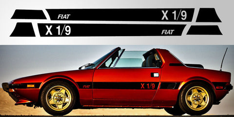 Fiat X/19 Bertone Vinyl graphic decal set