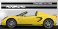 Lotus Elise rocker stripe vinyl decal graphic