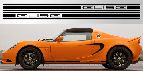 Lotus Elise Side Triple Stripe Vinyl Decal Graphic