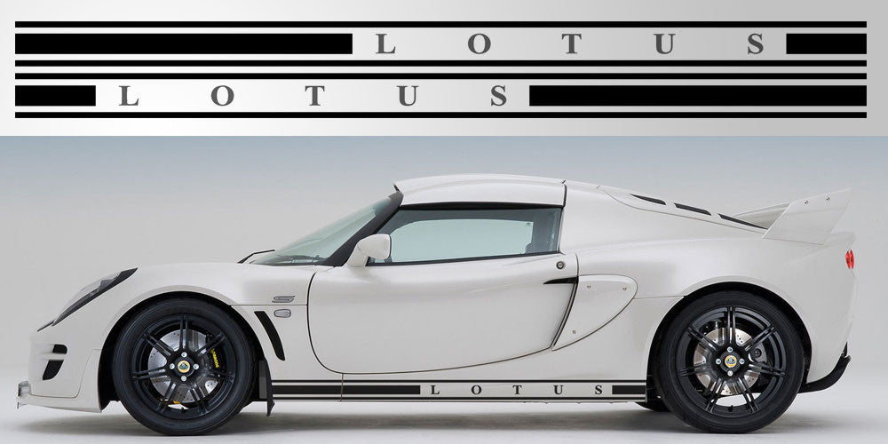 Lotus Exige Vinyl Rocker Decal Graphic