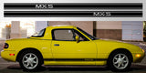 MX5 Mazda Miata ND original logo triple stripe decal