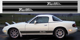 MX5 Miata side stripe roadster vinyl rocker decal graphic