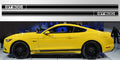 Mustang GT 500 Retro vinyl decal graphic