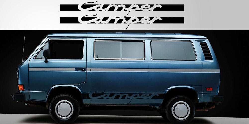VW Volkswagen Camper van porsche  Vinyl graphic decal stripe