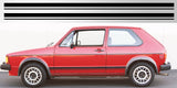 VW Volkswagen MK1 GTI Rabbit Golf rocker vinyl side decal graphics