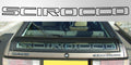 Volkswagen VW Scirocco rear window decal