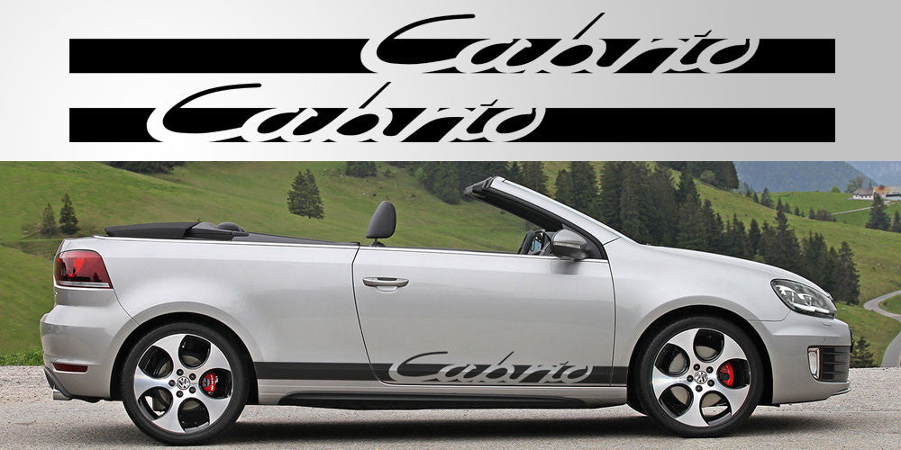 VW Volkswagen Cabrio Vinyl decal graphic stripe